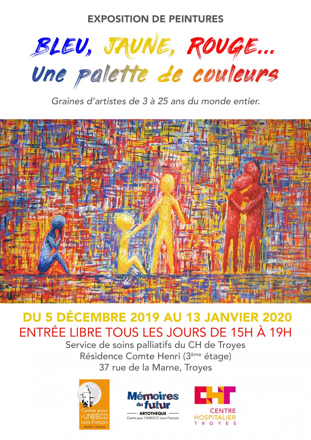 Affiche exposition Centre de l'UNESCO du 5 décembre 